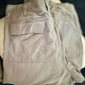 Point Zero Men’s Gray Cargo Shorts Relaxed Fit